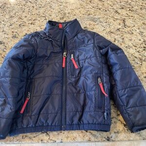 Vineyard Vines Navy Jacket with Red Zipper Tags Size 2T